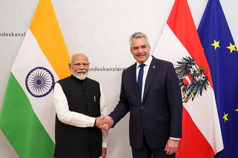 PM Narendra Modi in Austria